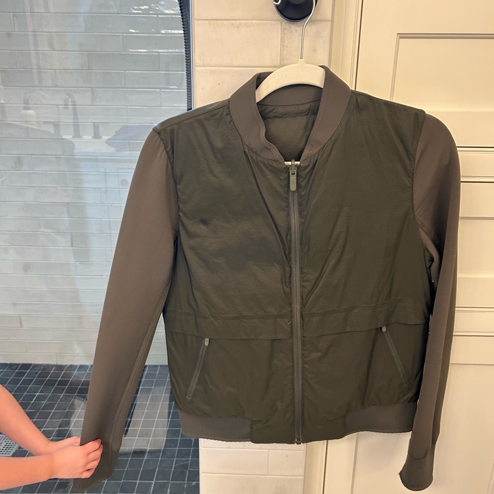 lululemon athletica Olive Bomber Jacket